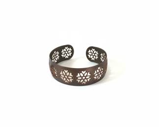 Copper Filigree Cuff Bracelet
