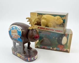 Mega Oh Deer! Candy Dispenser & Sub-Zero Poopin' Hero Pig Toy
