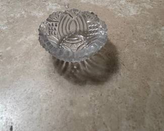 Cut Glass Trinket Dish