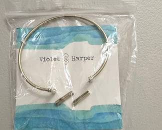 Violet Harper Geometric Cuff Bracelet