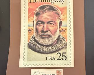 Ernest Hemingway First Day Cover