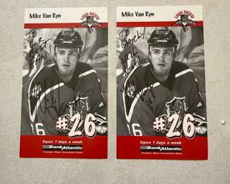 Mike Van Ryn Florida Panthers Signed Photo