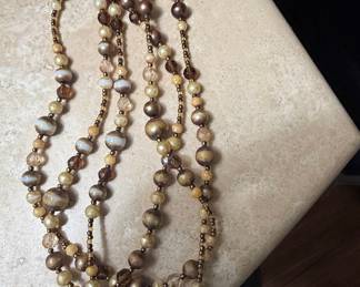 Multi-Strand Beaded Necklace