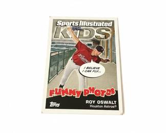 2006 Topps Sports Illustrated Kids "Funny Photos" Roy Oswalt Baseball Card
