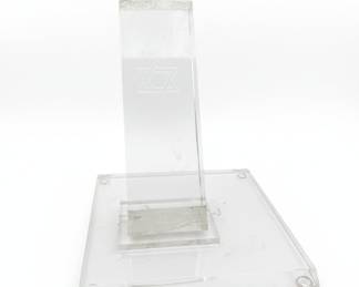 Acrylic Star of David Display Stand