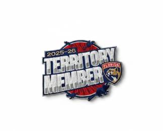 Florida Panthers 2025-26 Territory Member Patch