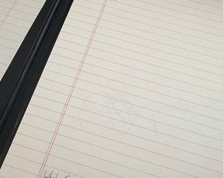 Signed Baseball Album Page - Whitey Ford