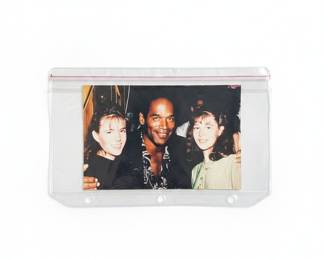 4x6 photo of O.J. Simpson with 2 unidentified women photo