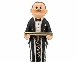 Butler Figurine Corkscrew