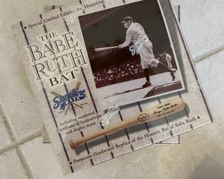 Babe Ruth "The Sultan of Swat" Limited Edition Replica Baseball Bat