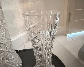 Antique American Brilliant Period Cut Glass Vase