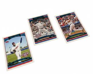 2006 Topps Opening Day Baseball Cards (C.C. Sabathia, Derek Jeter, Gary Sheffield)