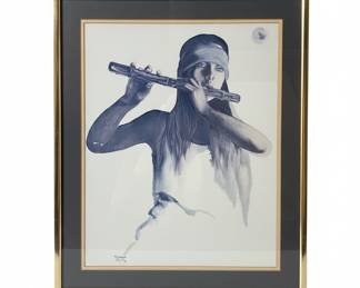 Popo & Ruby Lee "Morning" Lithograph