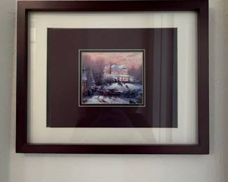 Thomas Kinkade "Winter Gathering" Limited Edition Art Print
