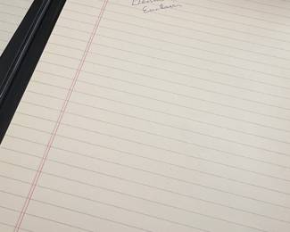 Autograph Book or Journal Signed by Dennis Erickson