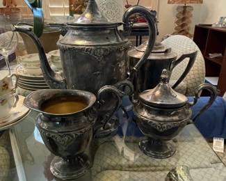 King Edward Silver Plated Tea Set