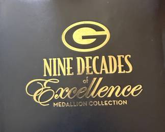 Green Bay Packers Nine Decades of Excellence Medallion Collection