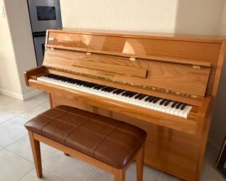 Schumann Upright Piano with Bench