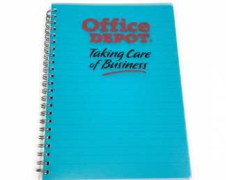 Office Depot "Taking Care of Business" Spiral Notebook