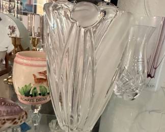 Baccarat Crystal "Jasmine" Vase