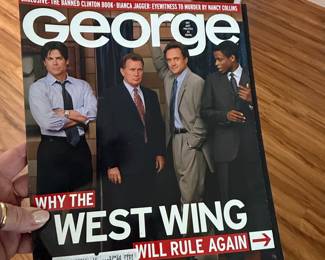 George Magazine - November 2000 Issue - The West Wing Cover