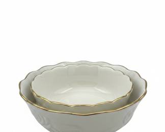 Lenox "Winter Greetings" Bowl Set ~ 2