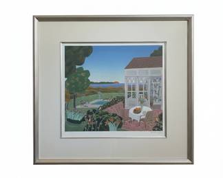 Serigraph Print "The Garden Party" by Thomas McKnight, AP 23/40