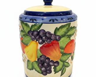 Audile “Ceramic Fruit” Biscotti Jar