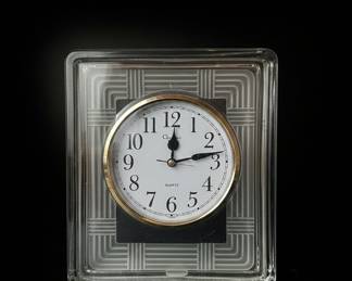 Christian Dior Quartz Crystal Clock