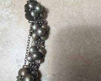 Vintage Mexican Sterling Silver Bracelet