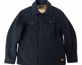 JACHS NY Wool Blend Sherpa Lined Shirt Jacket