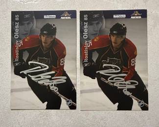 Rostislav Olesz Florida Panthers Autographed Hockey Card