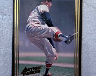 1989 Action Packed Warren Spahn Baseball Card