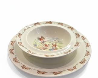 Royal Doulton Bunnykins Children's Plate and Bowl Set