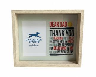 ChalkTalk Sports "Dear Dad" Photo Frame