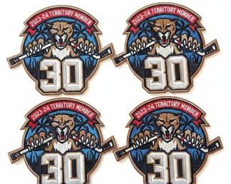 Florida Panthers 2023-24 Season Ticket Member "Territory" Patches