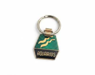 Aquarius Zodiac Sign Keychain - Fifth Avenue Manufacturers