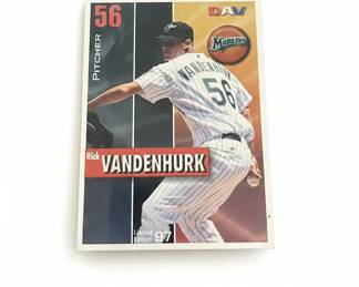 Rick VandenHurk 1997 DAV Limited Edition Baseball Card Set