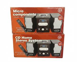 Electro Brand Micro Component CD Home Stereo System ~ 2 available 