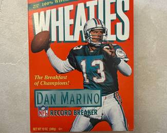 Wheaties Cereal Box - Dan Marino "Record Breaker"