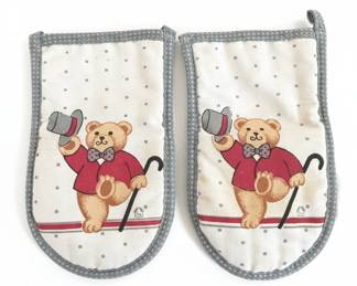 Teddy Bear Oven Mitts