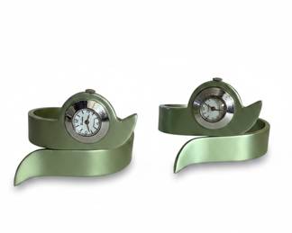 Pair of Vintage Futuristic Arm Cuff Watches