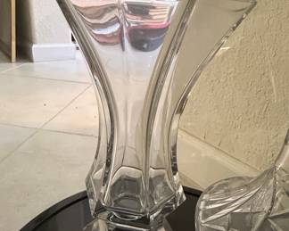 Cut Crystal Glass Vase