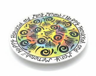 Jessie Veezey "Our Name is Mud" Hanukkah Platter