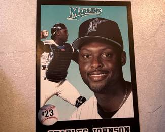 Charles Johnson Florida Marlins Baseball Card
