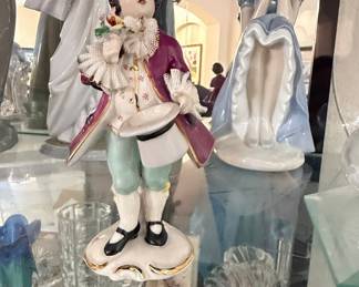 Porcelain Figurine of a Young Man with Ruffled Collar, Pillnitz