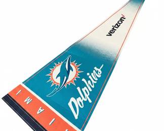 Miami Dolphins Verizon Pennant