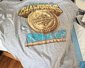 Vintage 1997 Florida Marlins World Series Champions T-Shirt