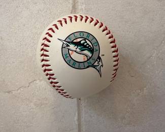 Florida Marlins and Dave Magadan Autographed Baseball Lot