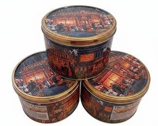 Jacobsen's "The Market Place" Butter Cookies Tin